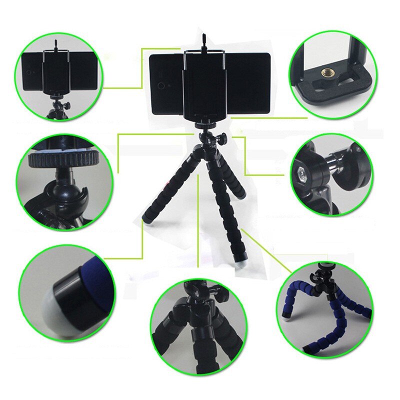 Mini Trépied En Mousse Ailun Pour Smartphone - Rotule 360°, Pieds Antidérapants, Léger