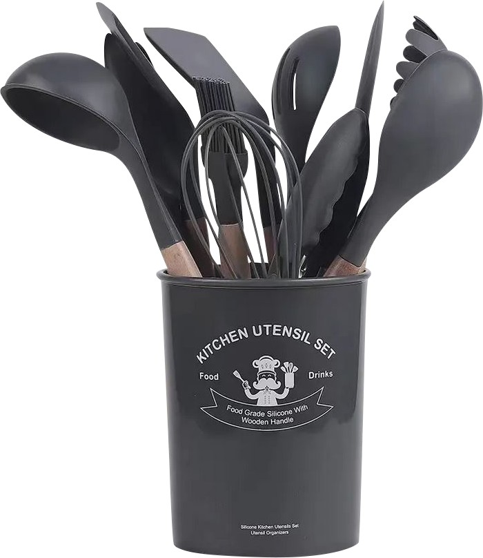 Set complet d'outils de cuisine divers silicone Ecofriendly 11 pièces ...