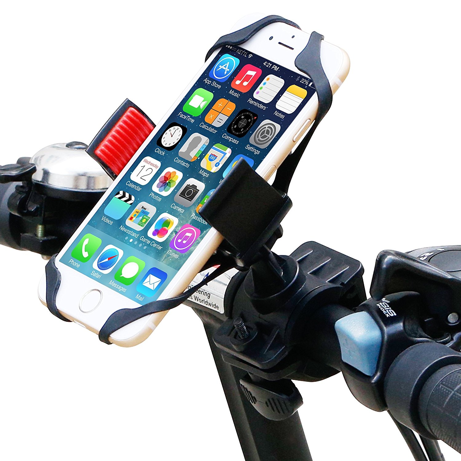 Support universel de téléphone pour vélo avec bande élastique pour une  taille flexible - Acheter sur PhoneLook