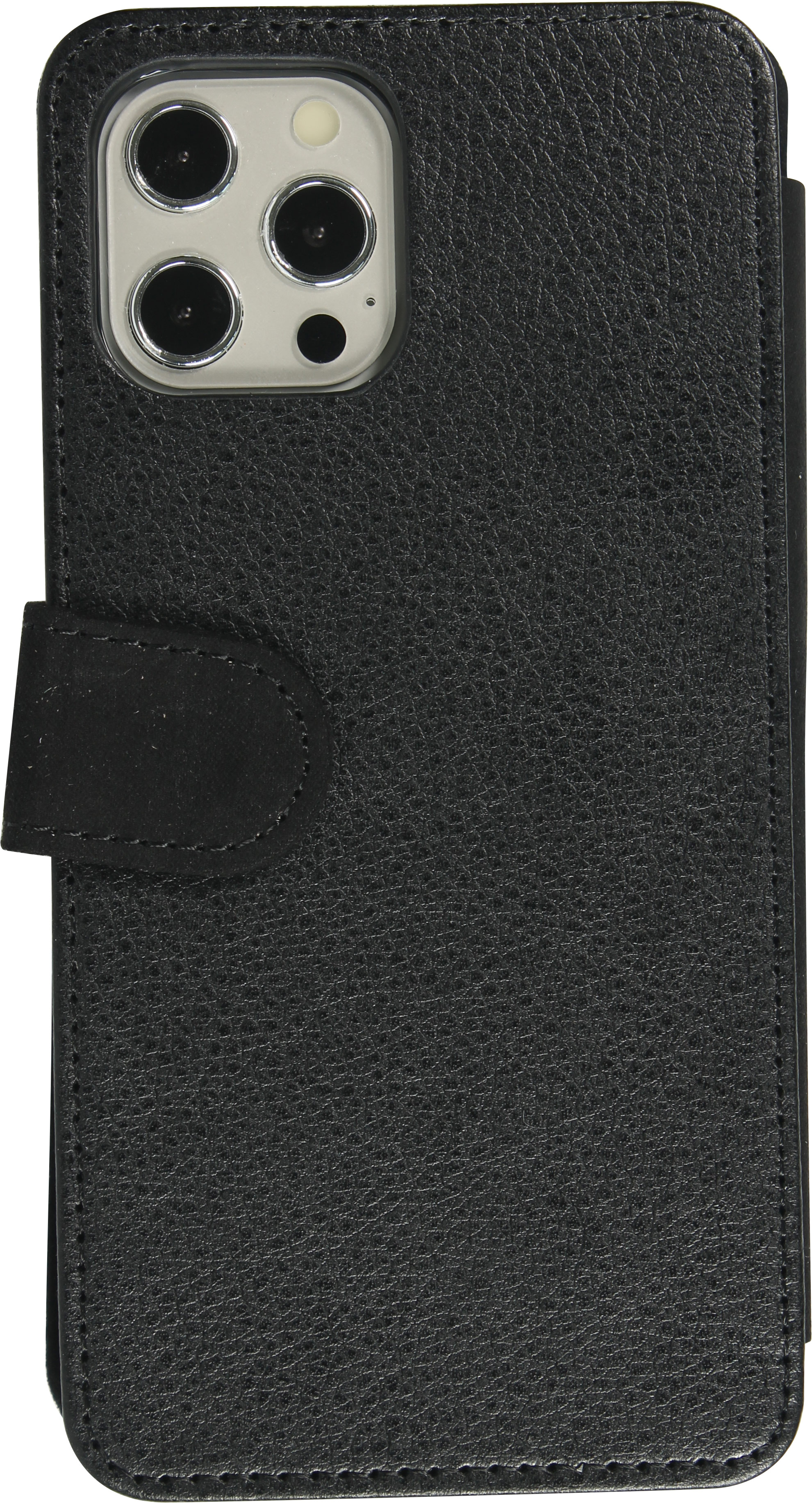 Hülle iPhone 12 Pro Max - Wallet schwarz Edel- Weiss - Kaufen auf PhoneLook