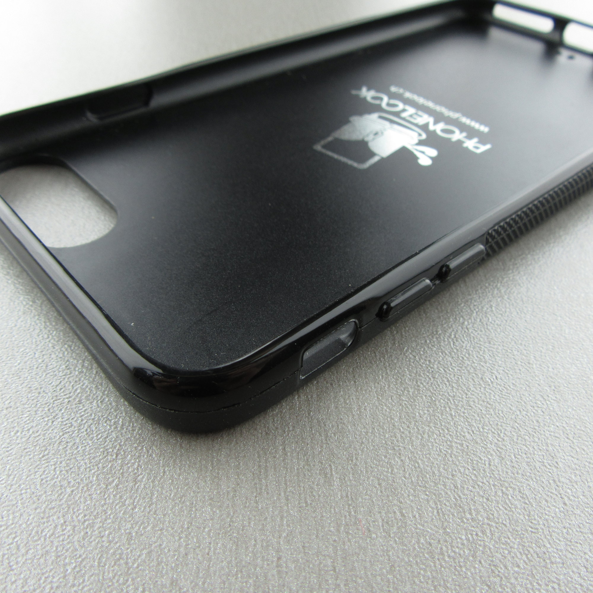 Hülle iPhone 7 Plus / 8 Plus - Silikon schwarz Marble 04 - Kaufen auf